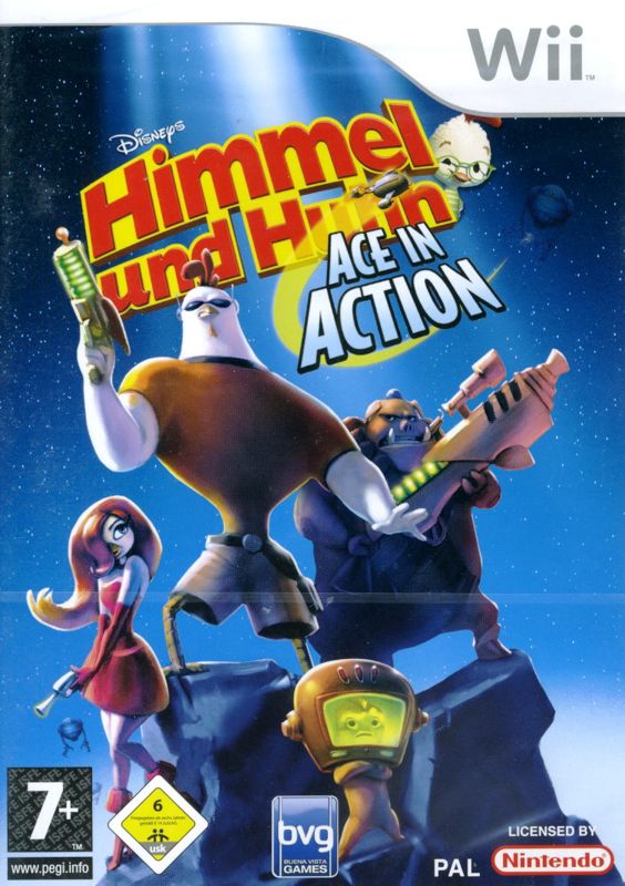 Front Cover for Disney's Chicken Little: Ace in Action (Wii)