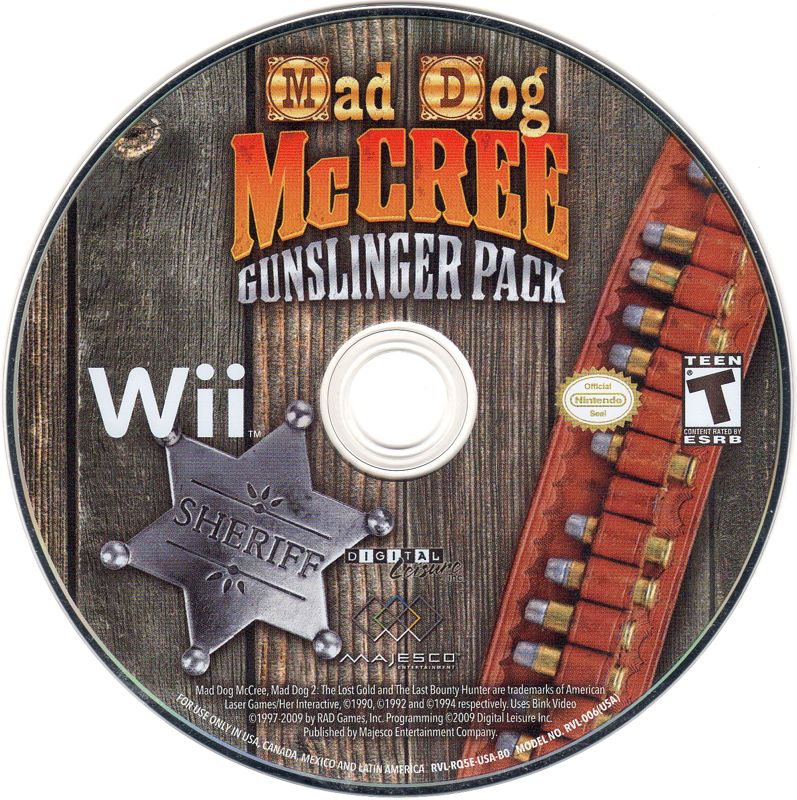 Mad Dog McCree: Gunslinger Pack cover or packaging material - MobyGames