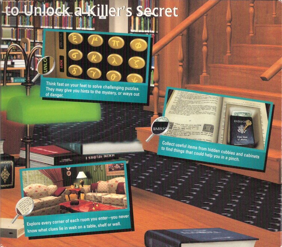 Inside Cover for Nancy Drew: Secrets Can Kill (Windows): Right Flap