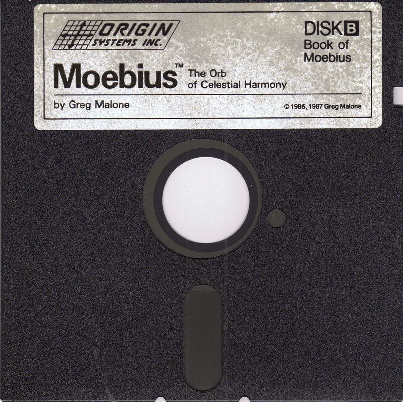 Media for Moebius: The Orb of Celestial Harmony (DOS): Disk B - Book of Moebius