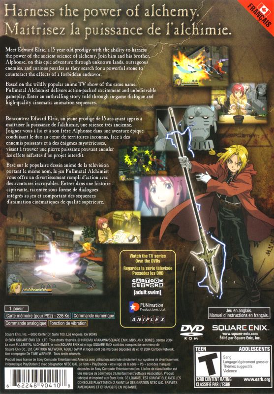 PS2 - NO GAME - Fullmetal Alchemist and the Broken Angel