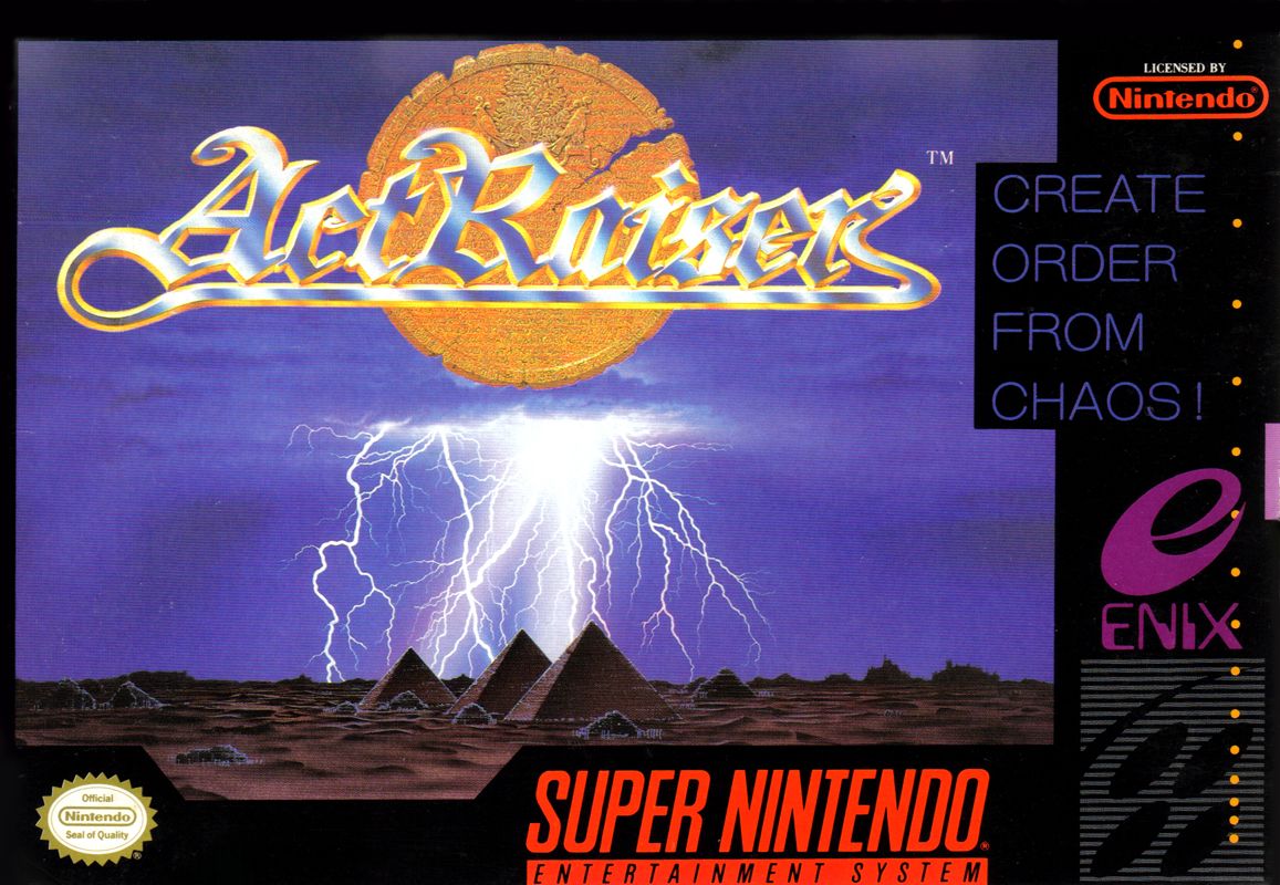 Front Cover for ActRaiser (SNES)