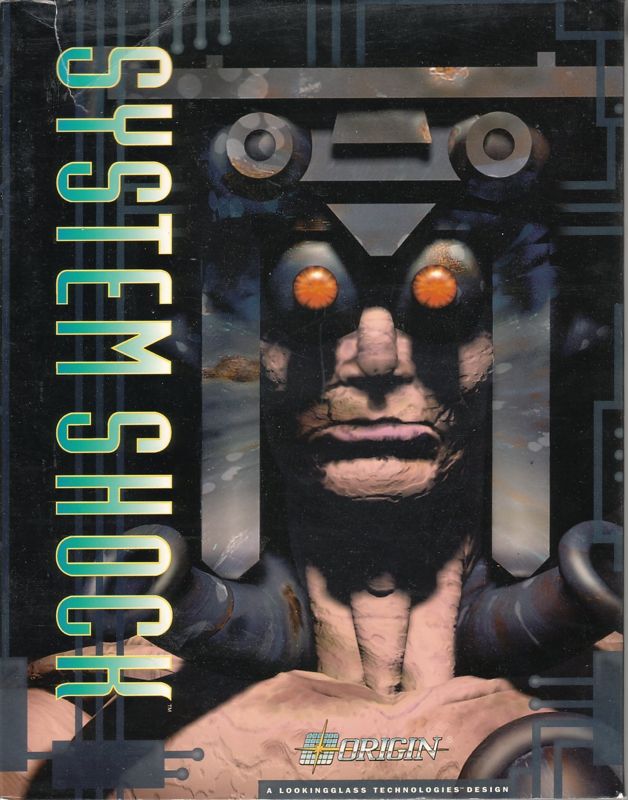 Front Cover for System Shock (DOS)