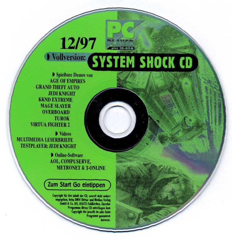 Media for System Shock (DOS) (PC Player Plus 12/1997 covermount)