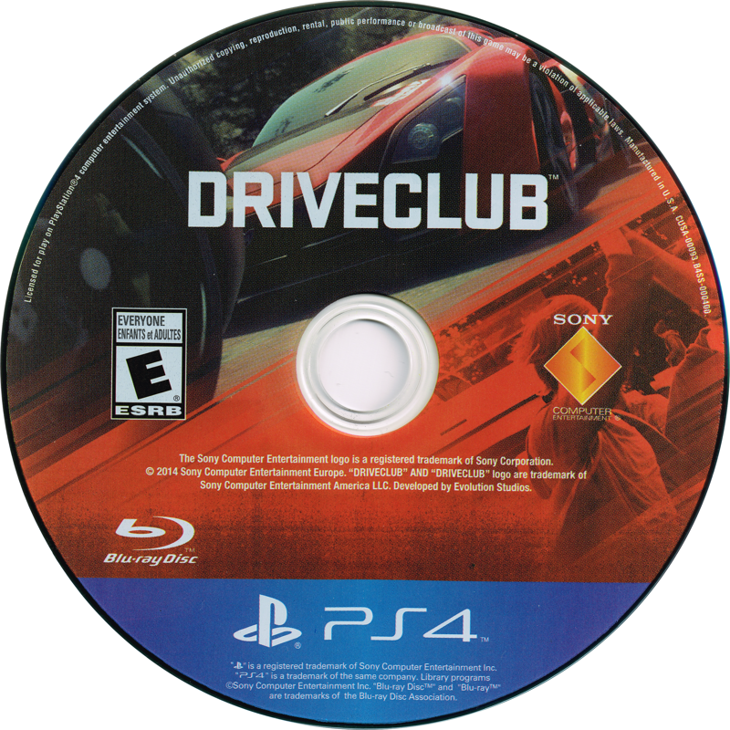 Media for Driveclub (PlayStation 4)