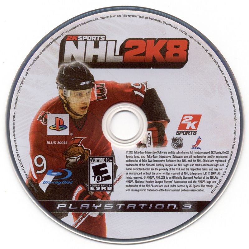 Media for NHL 2K8 (PlayStation 3)