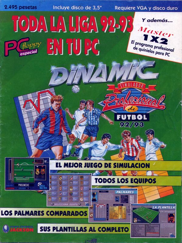 Front Cover for Simulador Profesional de Fútbol (DOS)
