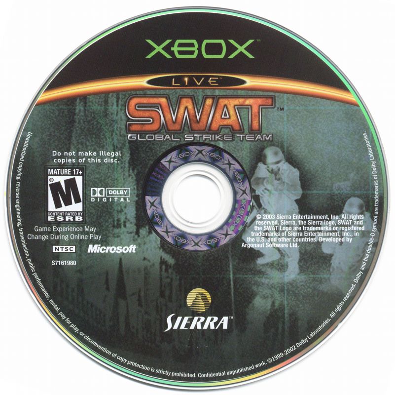 Media for SWAT: Global Strike Team (Xbox)