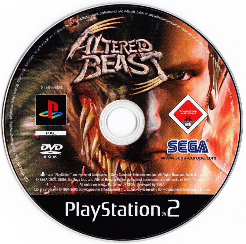 Media for Altered Beast (PlayStation 2)