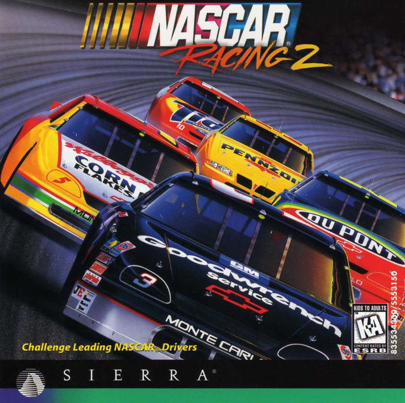 Other for NASCAR Racing 2 (DOS): Jewel Case - Front