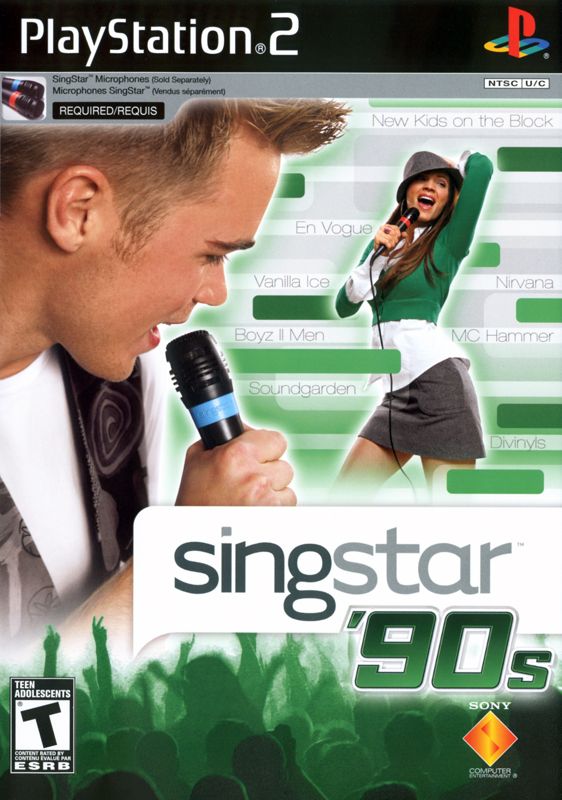 Front Cover for SingStar: '90s (PlayStation 2)