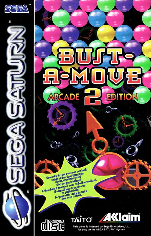 Front Cover for Bust-A-Move Again (SEGA Saturn)