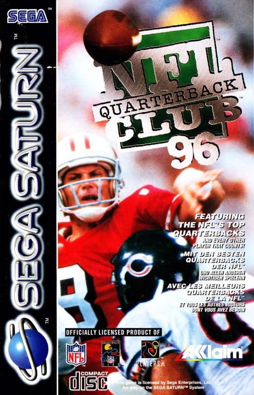 NFL Quarterback Club 96 cover or packaging material - MobyGames