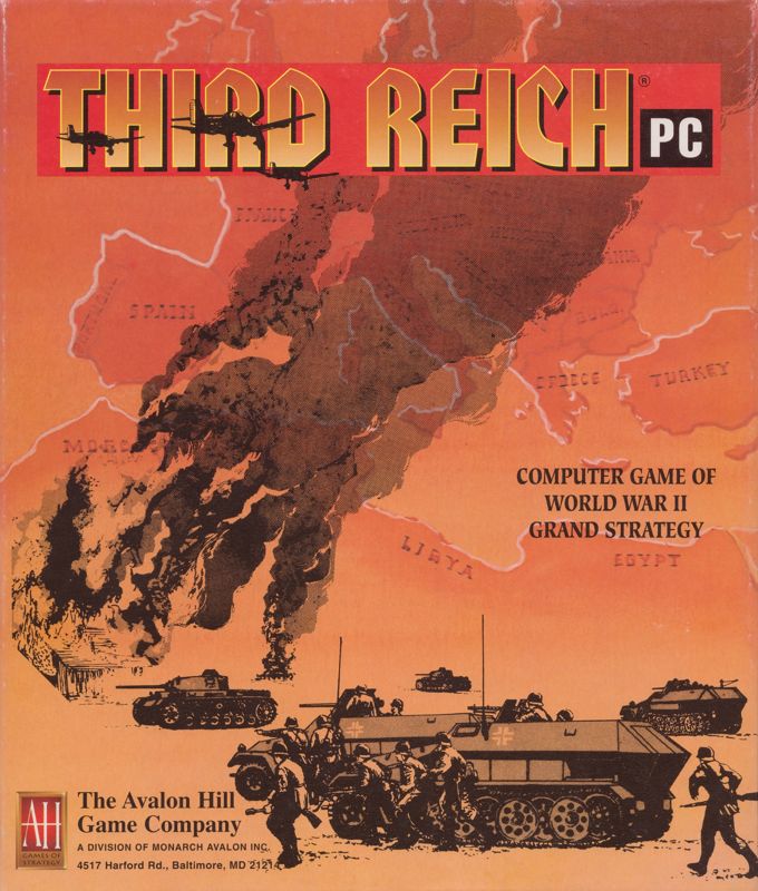 Front Cover for Third Reich (DOS)