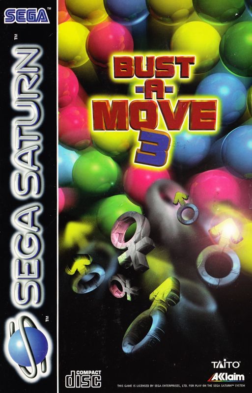 Front Cover for Bust-A-Move 3 (SEGA Saturn)