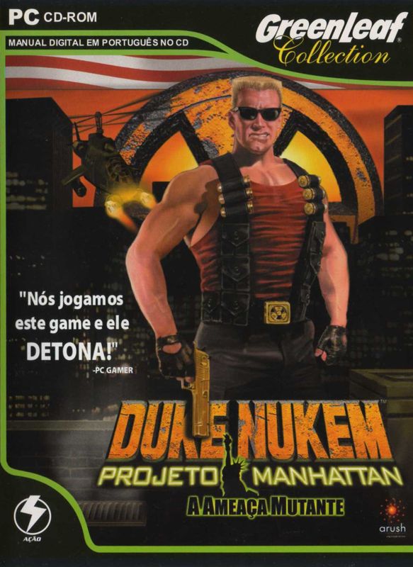 Front Cover for Duke Nukem: Manhattan Project (Windows) (GreenLeaf Collection release)