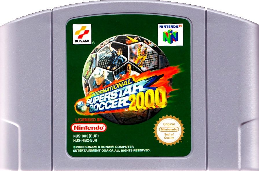 Media for International Superstar Soccer 2000 (Nintendo 64)