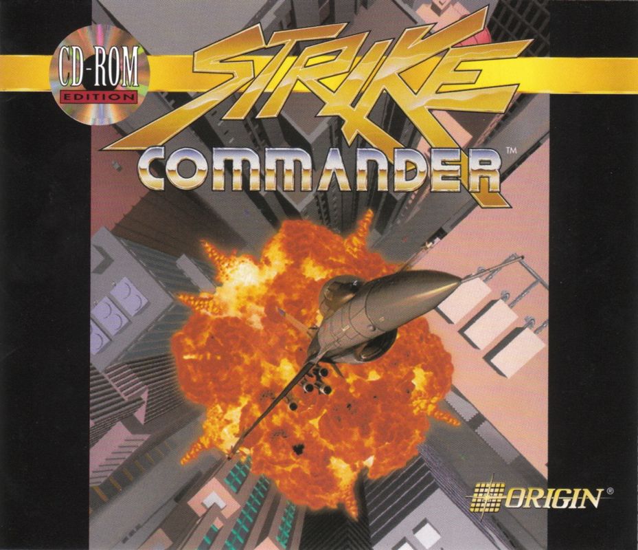 Other for Strike Commander: CD-ROM Edition (DOS) (Enhanced CD-ROM Version): Jewel Case - Back