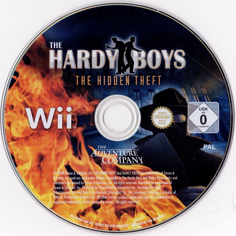 Media for The Hardy Boys: The Hidden Theft (Wii)