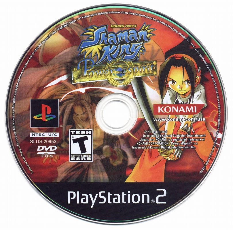 Media for Shaman King: Power of Spirit (PlayStation 2)