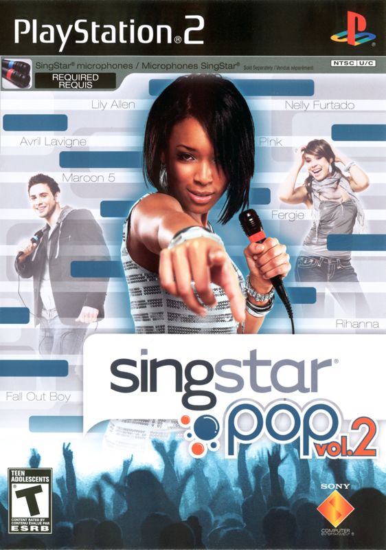 Front Cover for SingStar: Pop - Vol.2 (PlayStation 2)