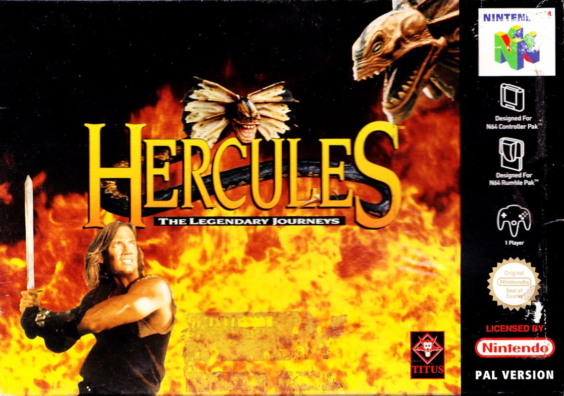 Front Cover for Hercules: The Legendary Journeys (Nintendo 64)