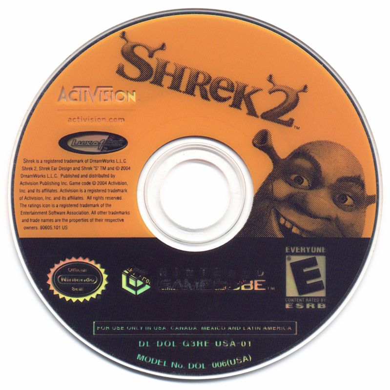 Media for Shrek 2 (GameCube)
