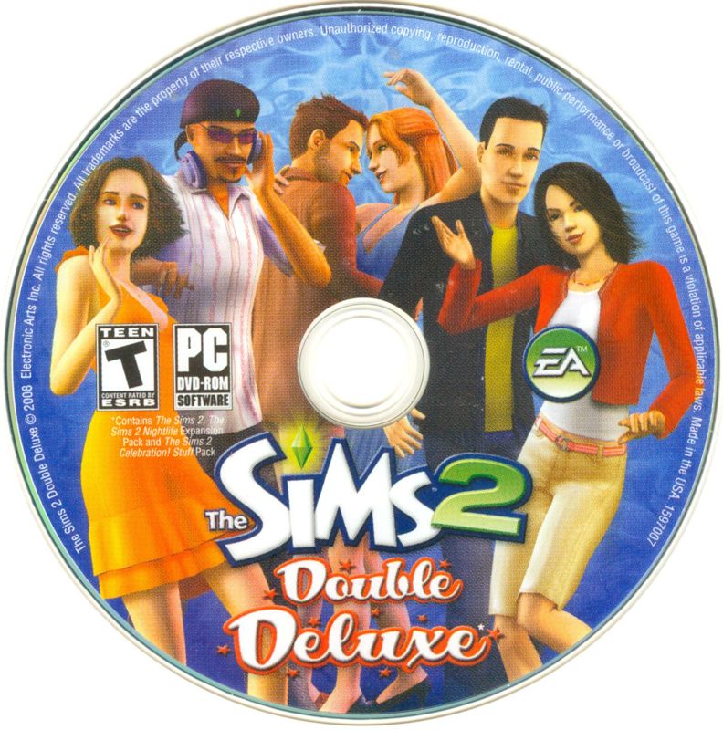 Media for The Sims 2: Double Deluxe (Windows): Game DVD