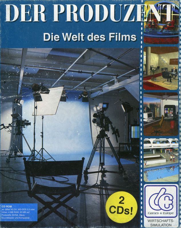 Front Cover for Der Produzent: Die Welt des Films (DOS)
