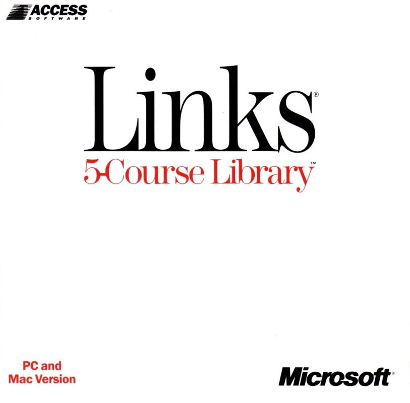 Other for Links: 5-Course Library - Volume 3 (DOS and Macintosh and Windows): Jewel Case - Front