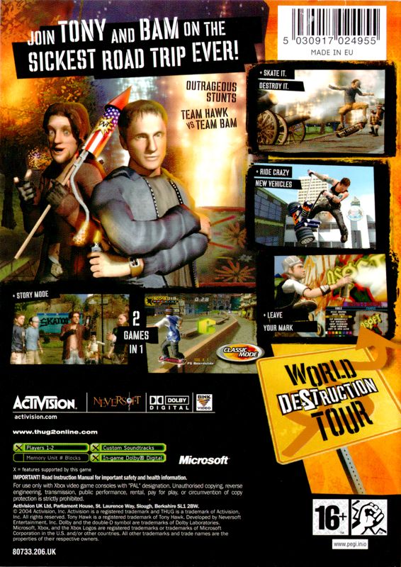 Tony Hawk's Underground 2 - Xbox