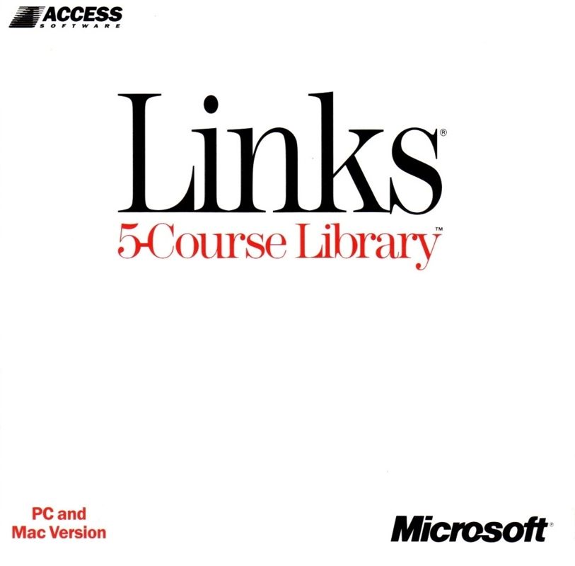 Other for Links: 5-Course Library - Volume 4 (DOS and Macintosh and Windows): Jewel Case - Front
