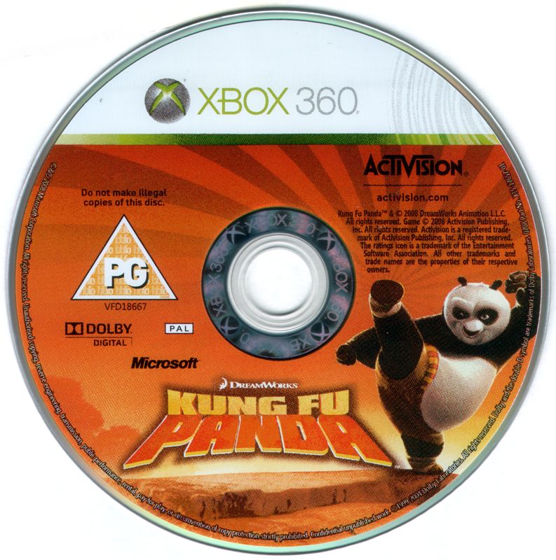 Media for LEGO Indiana Jones: The Original Adventures / Kung Fu Panda (Xbox 360): Kung Fu Panda Disc
