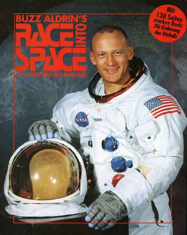 Front Cover for Buzz Aldrin's Race into Space (DOS) (3,5" Floppy Disk release)