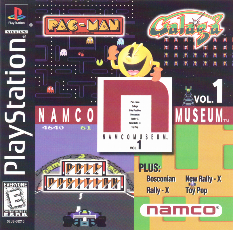 Namco Museum Vol Box Covers MobyGames