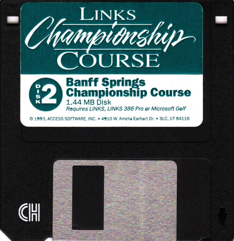 Media for Links: Championship Course - Banff Springs (DOS): Disk 2