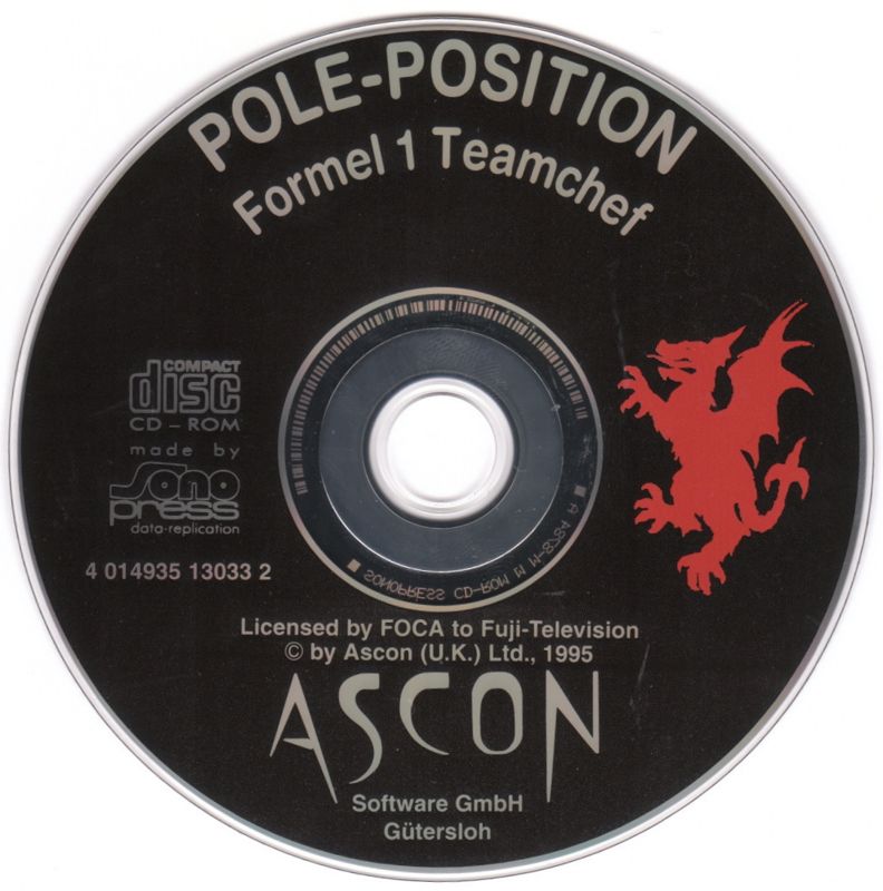 Media for Team F1 (DOS) (CD-ROM release)