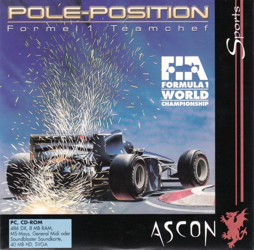 Other for Team F1 (DOS) (CD-ROM release): CD Cardboard Sleeve - Front