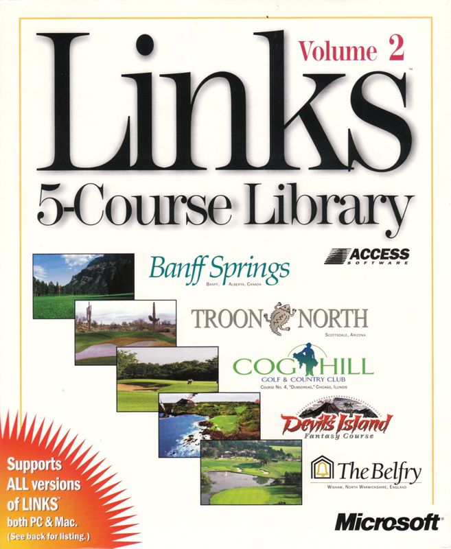 Front Cover for Links: 5-Course Library - Volume 2 (DOS and Macintosh and Windows)