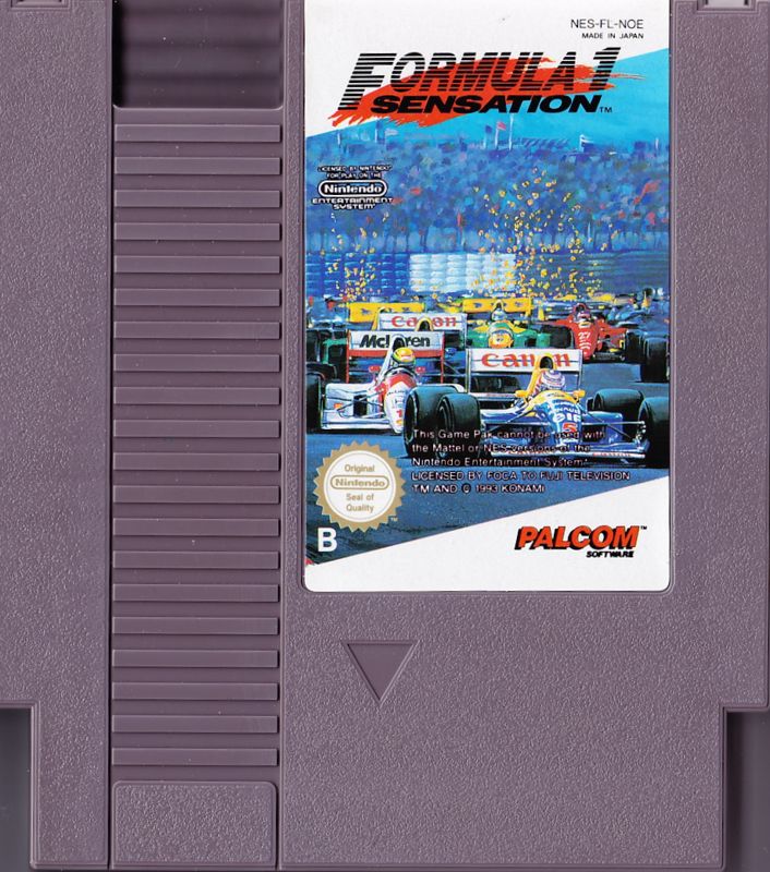 Media for Formula 1 Sensation (NES)