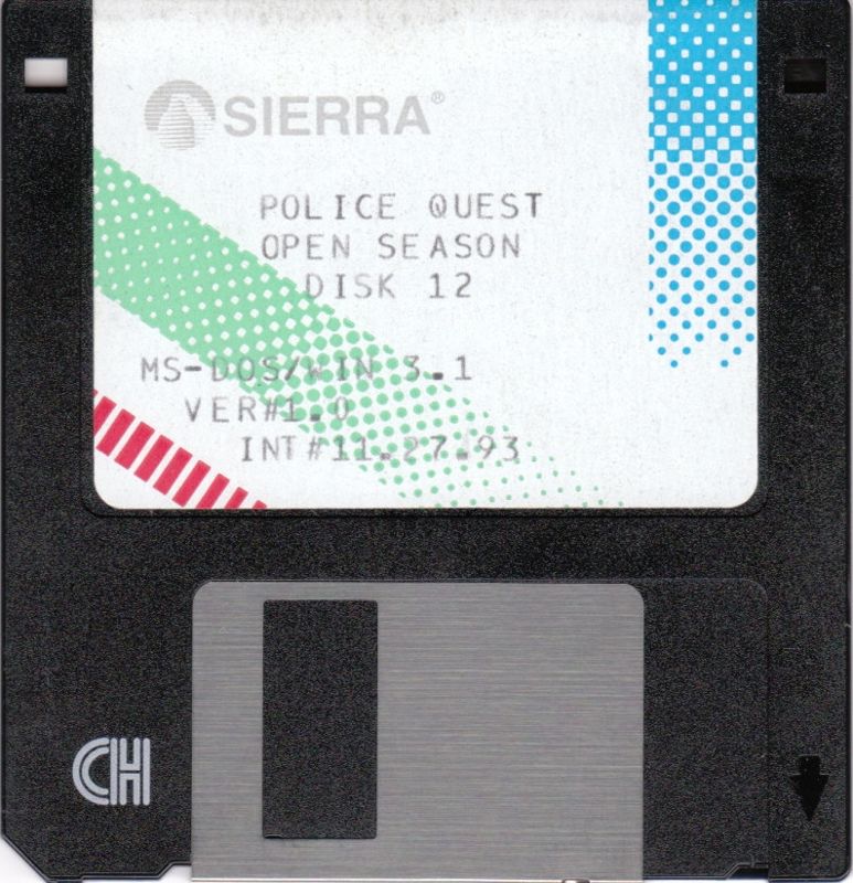 Media for Daryl F. Gates Police Quest: Open Season (DOS and Windows 3.x): Disk 12/12