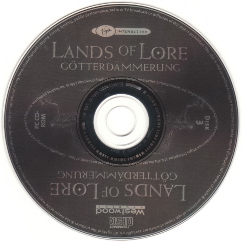Media for Play the Games Vol. 1 (DOS and Windows): Lands of Lore: Götterdämmerung - Disc 3