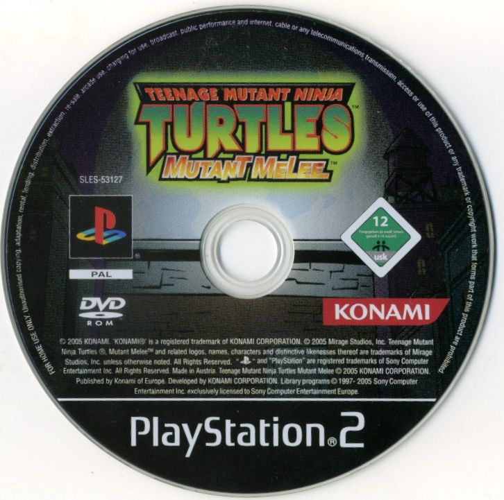 Media for TMNT: Mutant Melee (PlayStation 2)