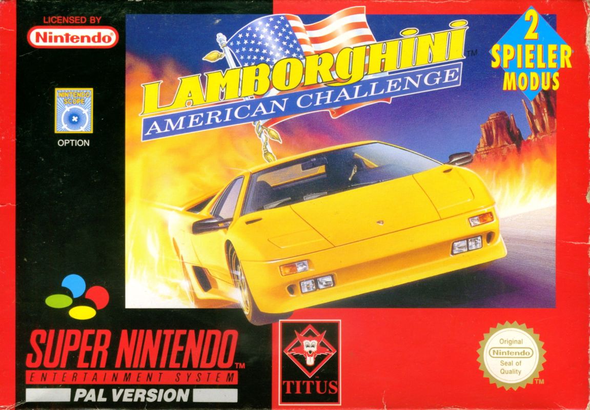 Lamborghini: American Challenge cover or packaging material - MobyGames