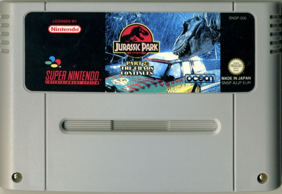 Media for Jurassic Park Part 2: The Chaos Continues (SNES): Front