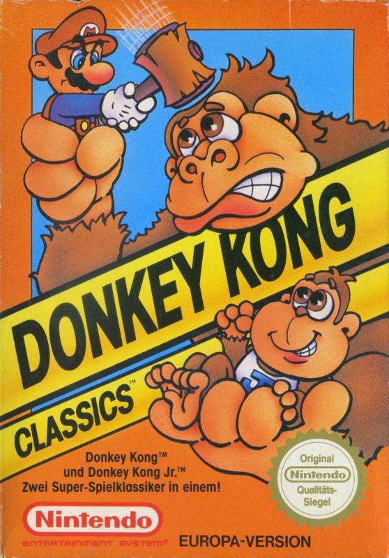 Front Cover for Donkey Kong Classics (NES)