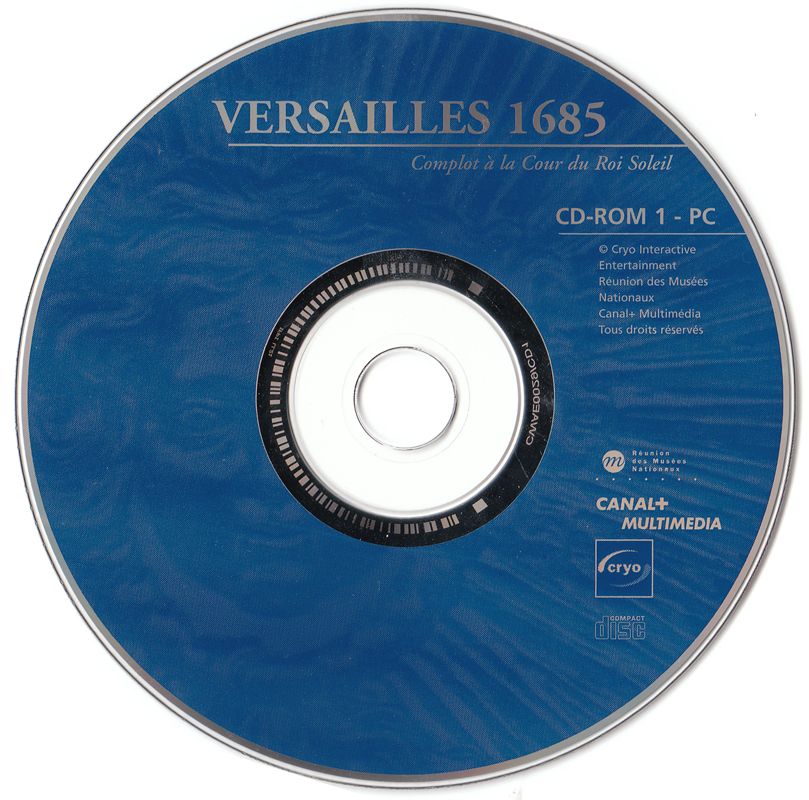 Media for TRIpack: 3 Grandes Aventures Historiques (Windows): Versailles Disc 1/2