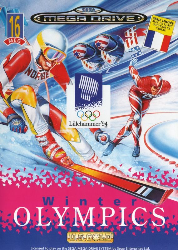 Front Cover for Winter Olympics: Lillehammer '94 (Genesis) (Limited Edition with booklet)