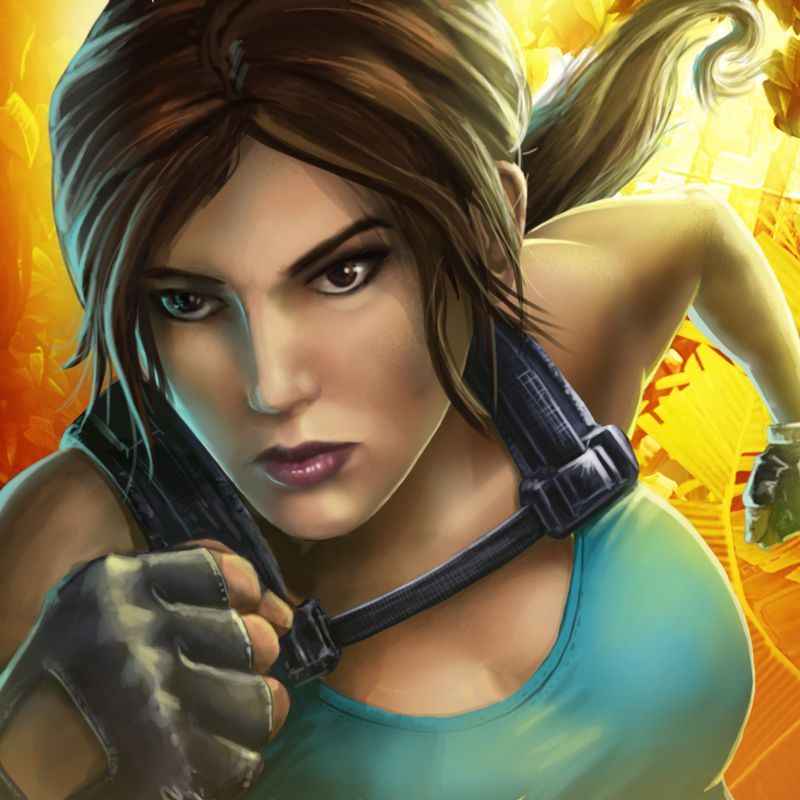 Front Cover for Lara Croft: Relic Run (iPad and iPhone): 1st version