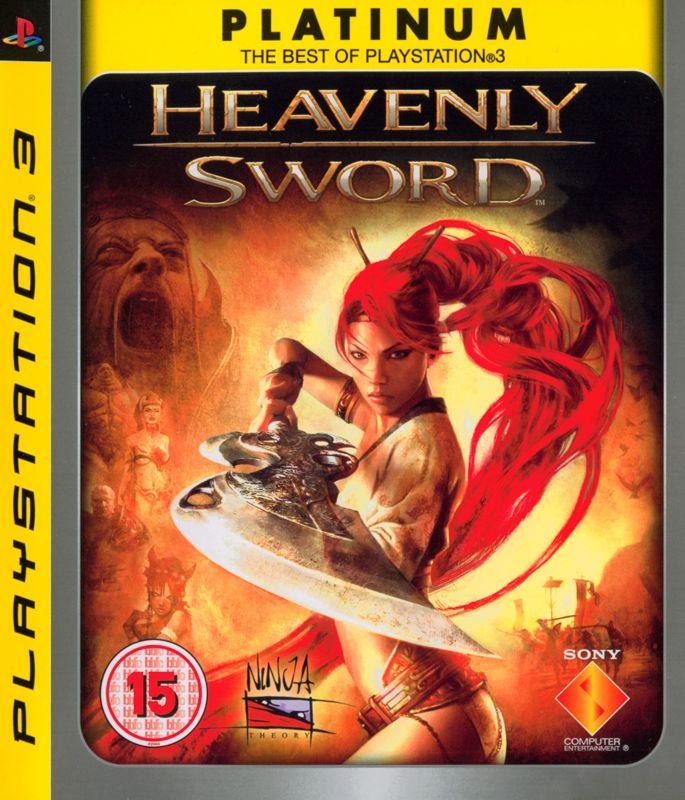 Front Cover for Heavenly Sword (PlayStation 3) (Platinum release)